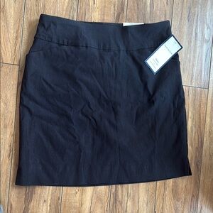 Charter Club Black and White Mini Pencil Skirt